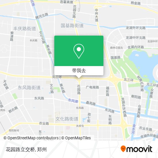 花园路立交桥地图