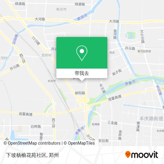 下坡杨榆花苑社区地图