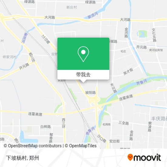 下坡杨村地图