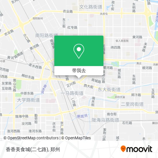 香香美食城(二七路)地图