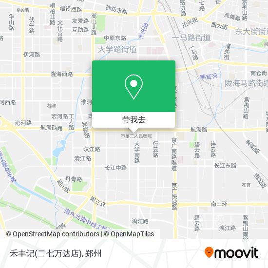 禾丰记(二七万达店)地图