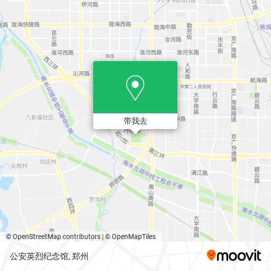 公安英烈纪念馆地图