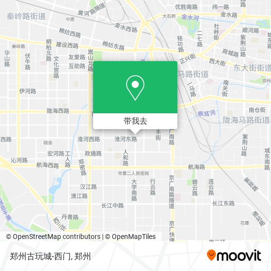 郑州古玩城-西门地图