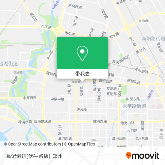 葛记焖饼(伏牛路店)地图