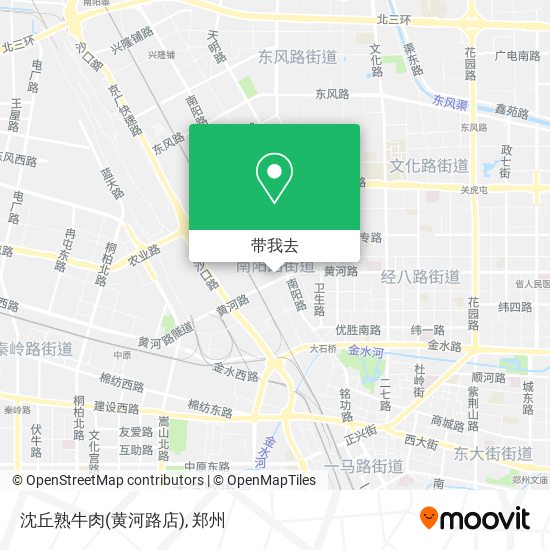 沈丘熟牛肉(黄河路店)地图