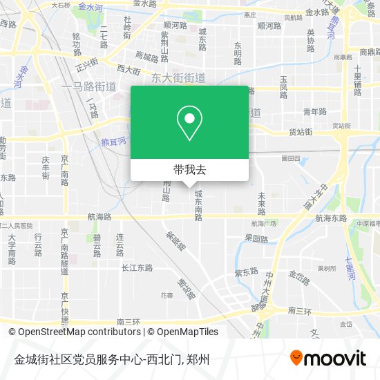 金城街社区党员服务中心-西北门地图