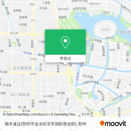 顺丰速运(郑州市金水区非常国际营业部)地图