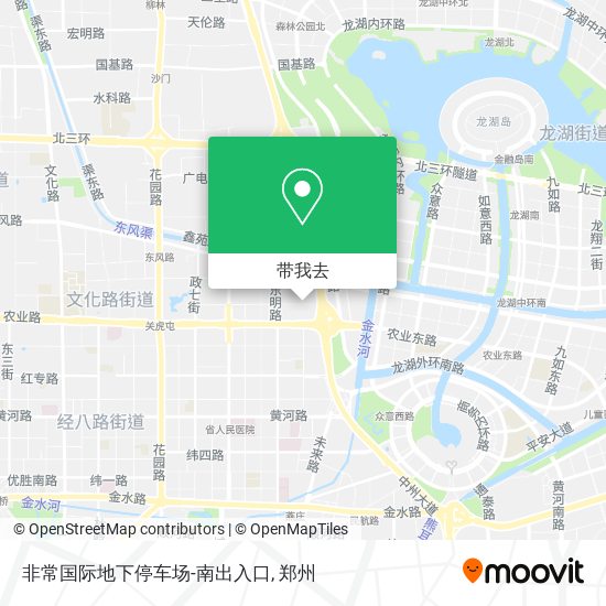 非常国际地下停车场-南出入口地图