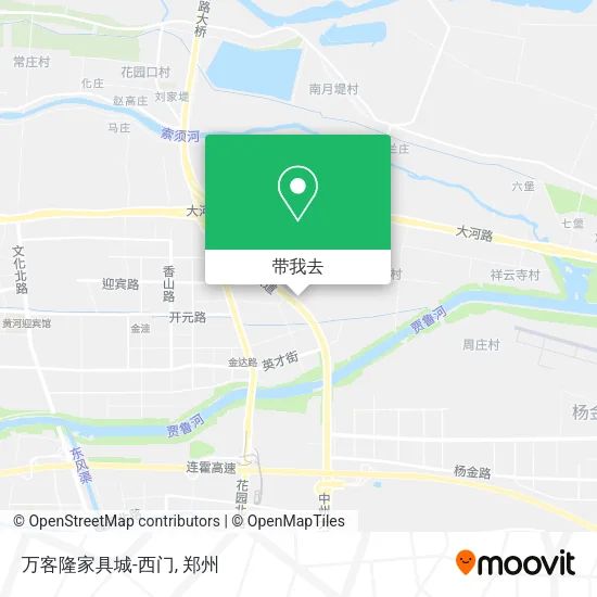 万客隆家具城-西门地图