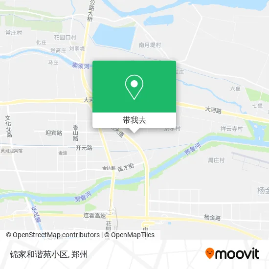 锦家和谐苑小区地图
