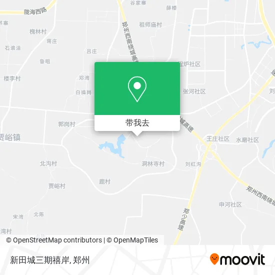 新田城三期禧岸地图