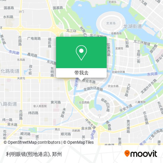 利明眼镜(熙地港店)地图