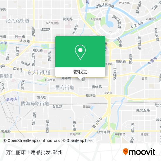 万佳丽床上用品批发地图