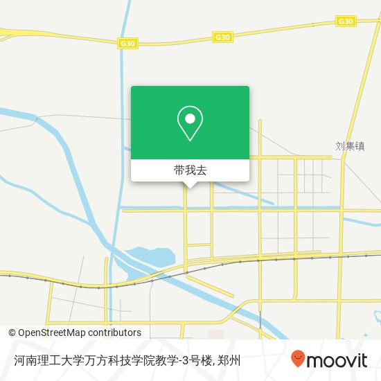 河南理工大学万方科技学院教学-3号楼地图