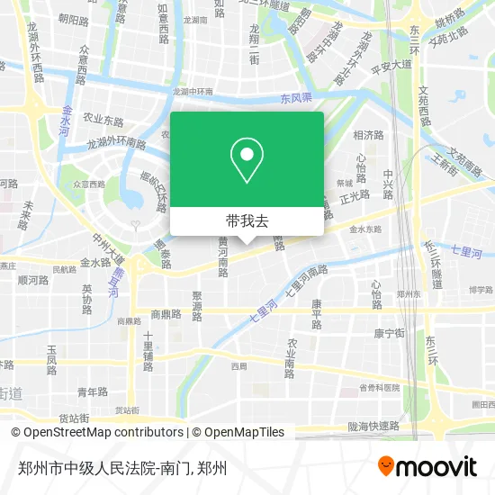郑州市中级人民法院-南门地图