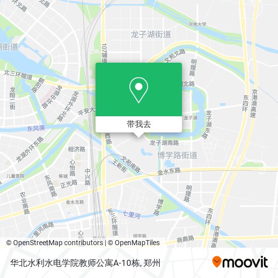 华北水利水电学院教师公寓A-10栋地图