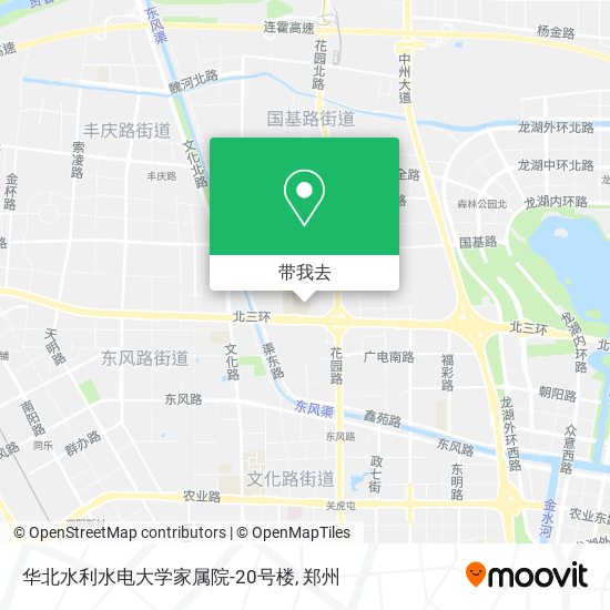 华北水利水电大学家属院-20号楼地图