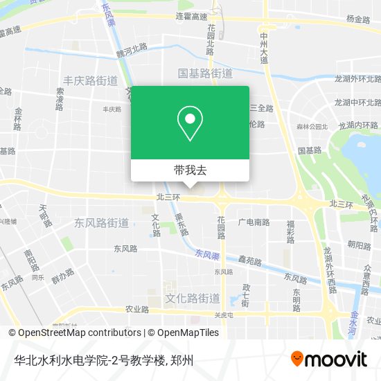 华北水利水电学院-2号教学楼地图