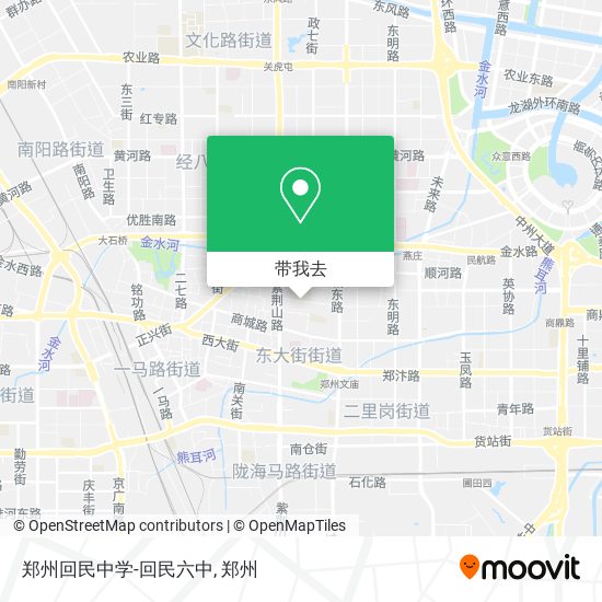 郑州回民中学-回民六中地图