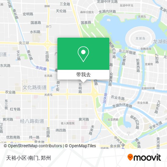 天裕小区-南门地图