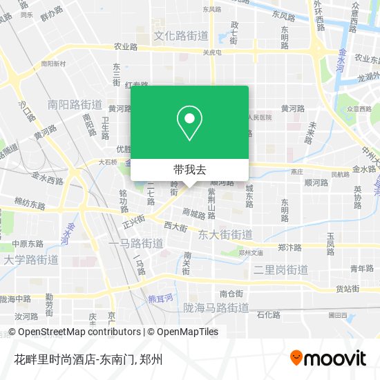 花畔里时尚酒店-东南门地图