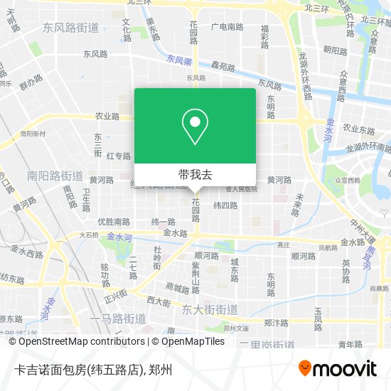 卡吉诺面包房(纬五路店)地图