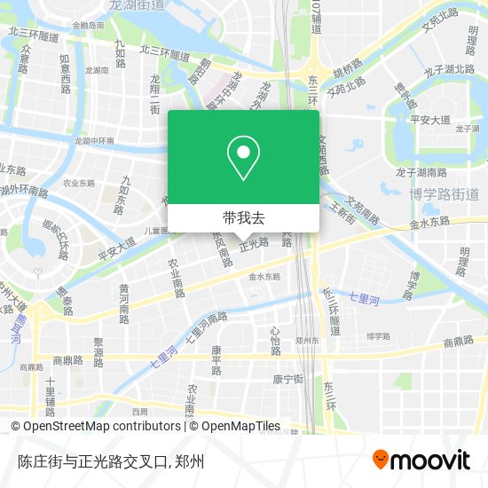 陈庄街与正光路交叉口地图