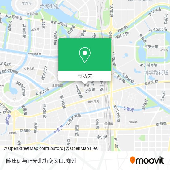陈庄街与正光北街交叉口地图