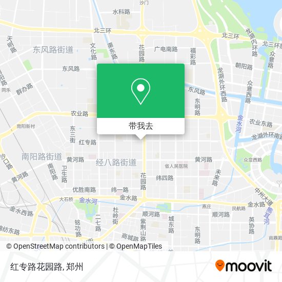 红专路花园路地图