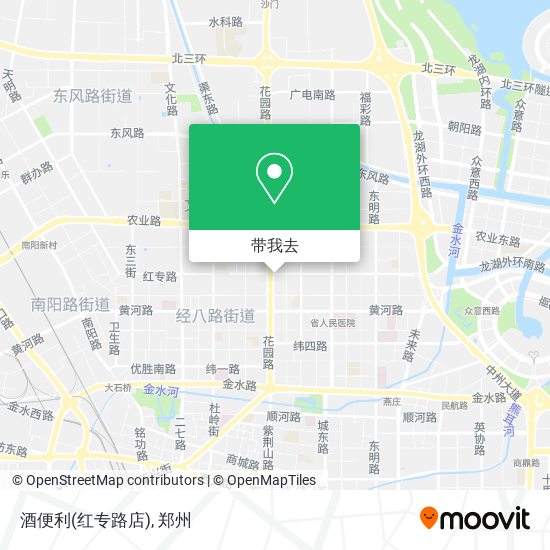 酒便利(红专路店)地图