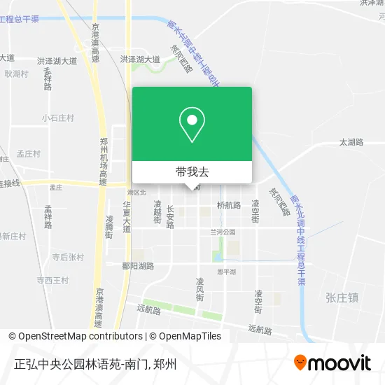 正弘中央公园林语苑-南门地图