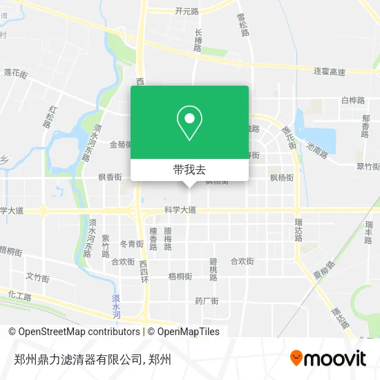 郑州鼎力滤清器有限公司地图