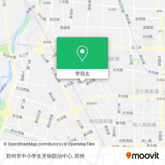 郑州市中小学生牙病防治中心地图