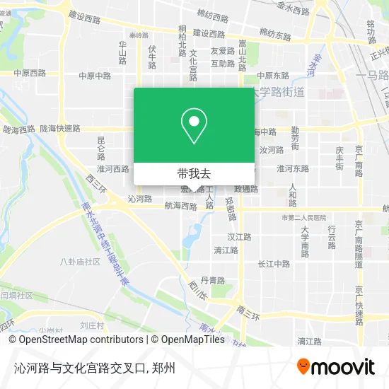 沁河路与文化宫路交叉口地图