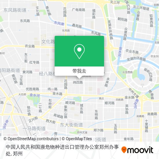 中国人民共和国濒危物种进出口管理办公室郑州办事处地图