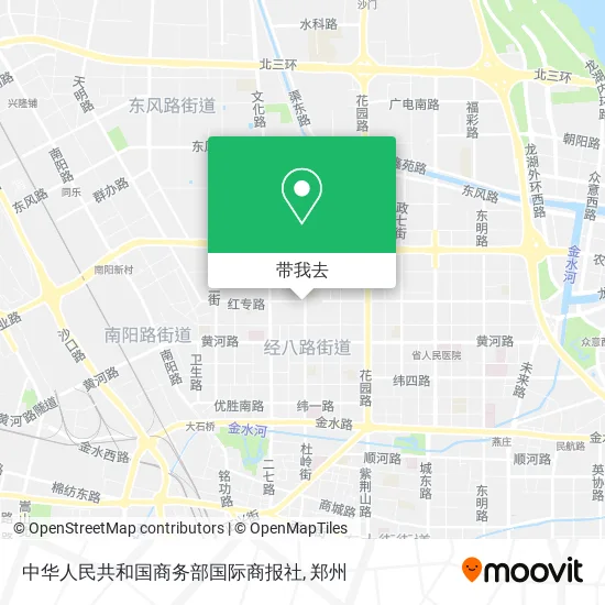 中华人民共和国商务部国际商报社地图