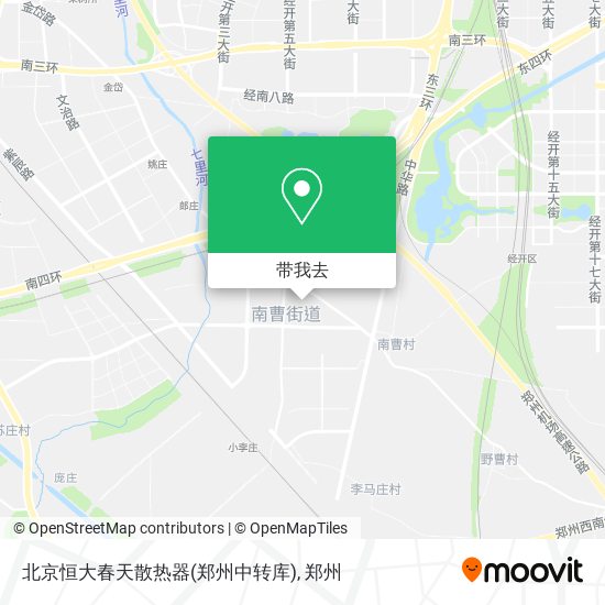 北京恒大春天散热器(郑州中转库)地图