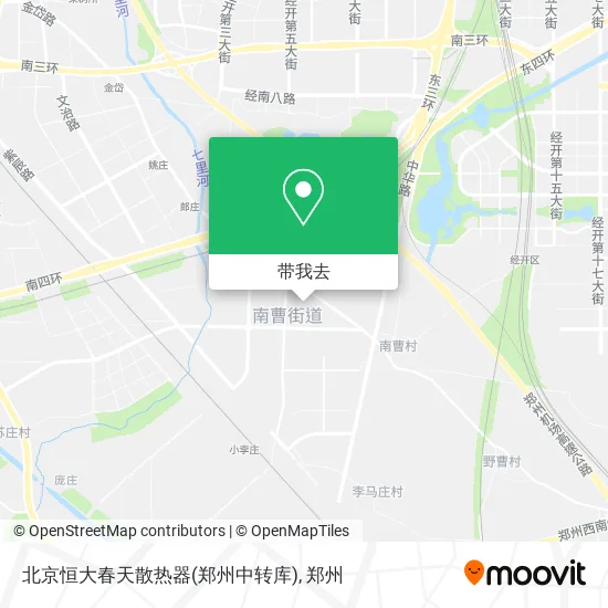 北京恒大春天散热器(郑州中转库)地图