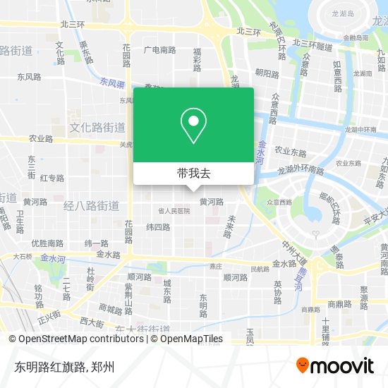 东明路红旗路地图