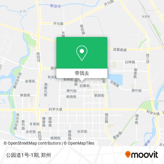 公园道1号-1期地图