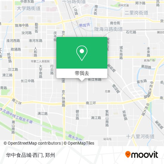 华中食品城-西门地图