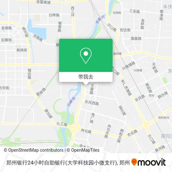 郑州银行24小时自助银行(大学科技园小微支行)地图