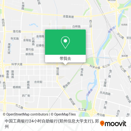 中国工商银行24小时自助银行(郑州信息大学支行)地图