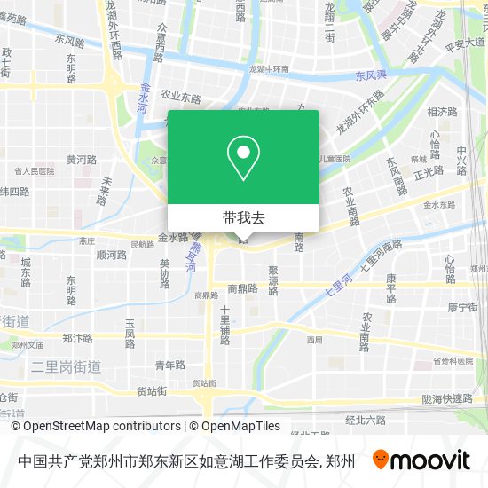 中国共产党郑州市郑东新区如意湖工作委员会地图