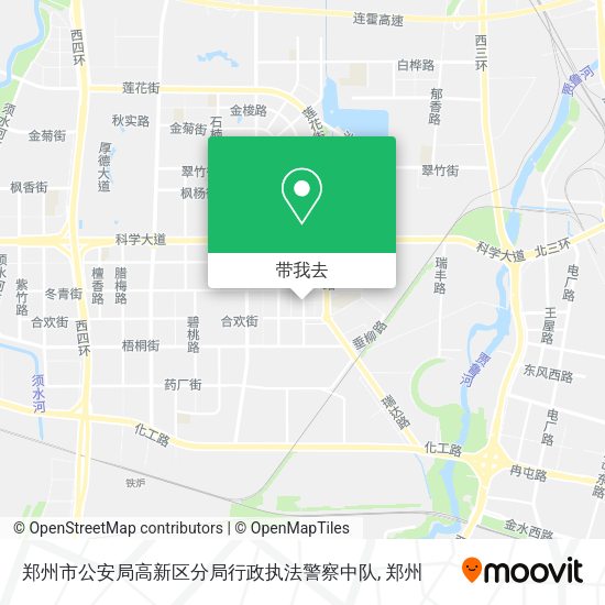 郑州市公安局高新区分局行政执法警察中队地图