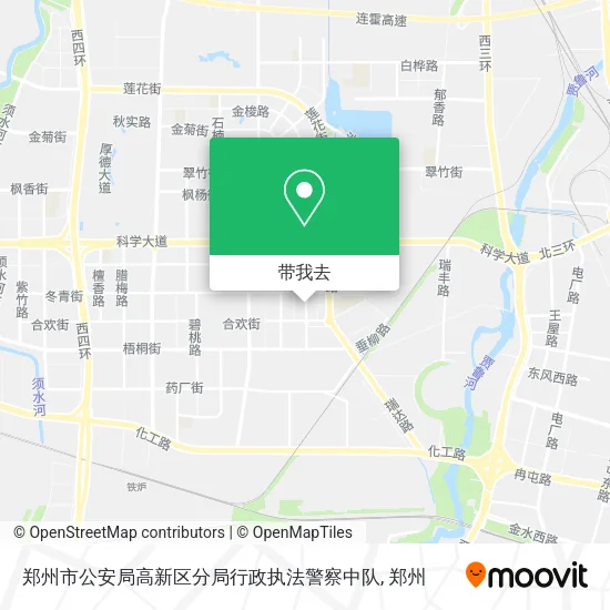 郑州市公安局高新区分局行政执法警察中队地图