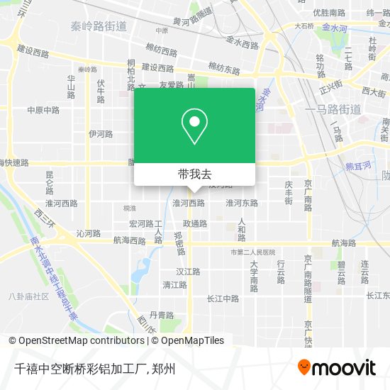千禧中空断桥彩铝加工厂地图