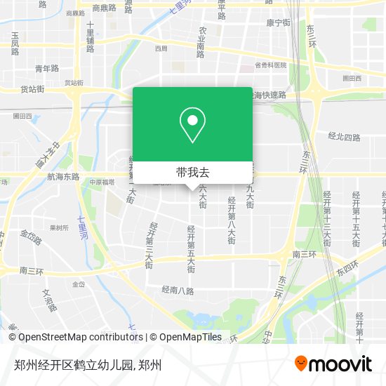 郑州经开区鹤立幼儿园地图