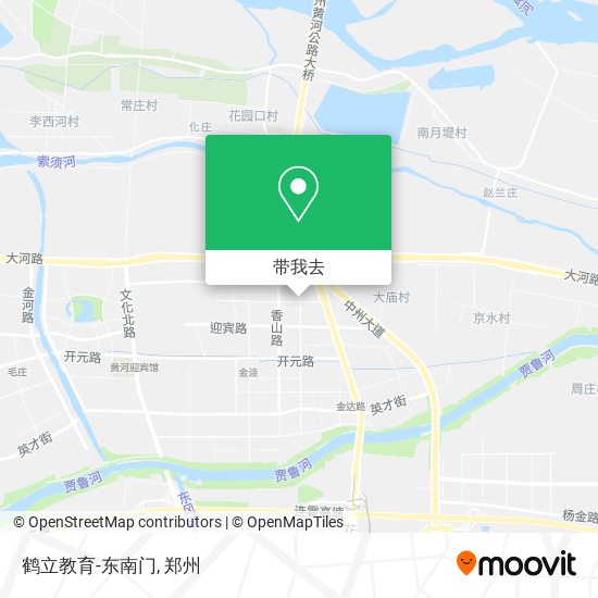 鹤立教育-东南门地图