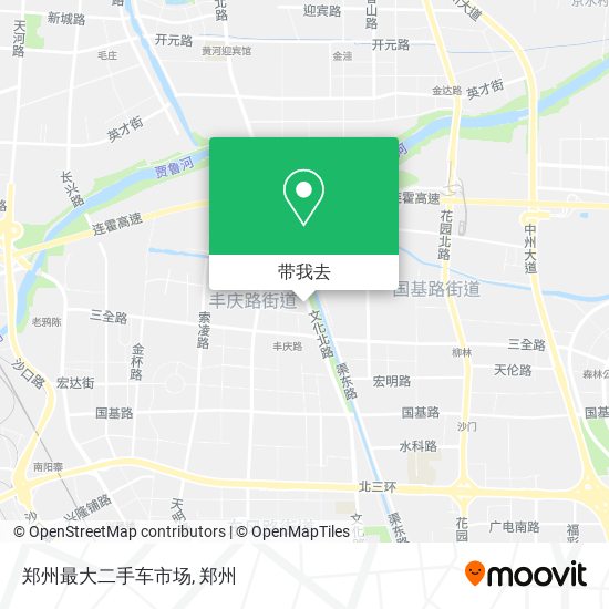 郑州最大二手车市场地图
